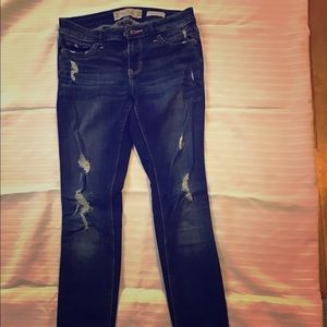 Hollister low rise super skinny jeans